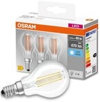 Osram - Led Retrofit Classic P 40 4w/840 230 Fl E14 Set Van 3 Stuks - 4058075819733 -