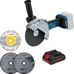 Bosch Akku-winkelschleifer Gws 18v-180 Pc &Oslash; 180 Mm / 1x 4,0 Ah Procore