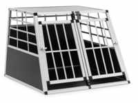 Wiesenfield - Hundetransportbox Auto Hundebox Aluminium Trapezform 85 x 95 x 69 cm