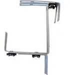 Blumenkastenhalter 3-fach Verstellbar, Wei&szlig;
