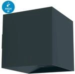 Eglo 900445 Wandleuchte Calpino 2 Aluguss Anthrazit Led 2x3,3w 3000k Ip54 L:10.5cm