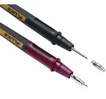 Tl175e Sicherheits-messleitungs-set Lamellenstecker 4 Mm Pr&uuml;fspitze 1.20 M Schwarz,