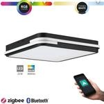 Connect Led Deckenleuchte Genovese-z Schwarz Wei&szlig; 47 X 47 Cm Deckenlampen &