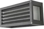 Utomhusv&auml;gglampa "aurelien" Aus Aluminium / Gr&aring; / Zink Von Lucande