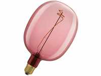 Vintage 1906 LED-Lampe mit pinker Tönung, 4,5W, 220lm, Ballon-Form mit 170mm