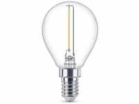 Led Lampe ersetzt 15W, E14 Tropfen P45, klar, warmweiß, 136 Lumen, nicht dimmbar,