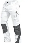 Bundhose Herren Flex-line Flexh24 Gr. 46 Wei&szlig;/grau - Leibw&auml;chter