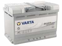 Varta - A7 Silver Dynamic agm 12V 70Ah 760A Autobatterie Start-Stop 570 901 076 inkl.