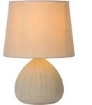 Ramzi - Tischlampe - &Oslash; 18 Cm - 1xe14 - Beige - Lucide