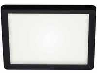 Led Panel Slim 19 cm, schwarz, utraflach led Panel - Briloner