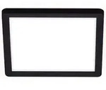 Briloner - Slim Led Deckenleuchte Eckig, 19x19 Cm Flach, 12w, 1400 Lm, Neutralwei&szlig;,