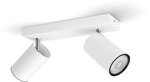 Signify Philips Myliving Spot Kosipo 2flg. 2x55w Wei&szlig; Exkl. Lm