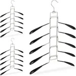 Mehrlagiger Kleiderb&uuml;gel 3er Set, 5 B&uuml;gel Pro Aufh&auml;ngung, Oberbekleidung,