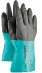 Handschuh Alphatec 58-270, Gr. 9, Schwarz/gr&uuml;n 12 Stk - Ansell