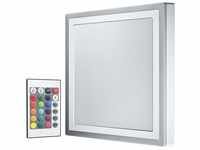 Wand- & Deckenleuchte led color + white Square warmweiss 400mm 38W Aluminium IP20 -