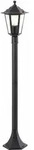 Carleen Au&szlig;enstandleuchte 100cm Schwarz 1x A60, E27, 60w, Geeignet F&uuml;r Normallampen