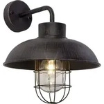 Lampe Portland Au&szlig;enwandleuchte H&auml;ngend Rostfarbend 1x A60, E27, 60w, Geeignet F&uuml;r