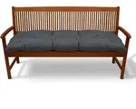 Bankpolster Flair Bk Graphitgrau, 120x50x10 Cm - Beautissu