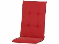 Siena Garden - mirach Sesselauflage 120 cm Dessin Uni rot, 100% Baumwolle
