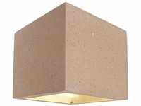 Deko-Light Wandaufbauleuchte Cube in Beige G9 - beige