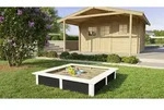Weka - Sandkasten Aina Sandkiste Kindersandkasten 119 X 119 Cm 350 Liter Sandbox