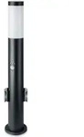 V-tac Led Garten Stehleuchte 60cm E27 Lampenfassung 2schuko Bewegungsmelder Ip44