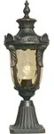 Sockel Laterne Philadelphia Jugendstil Mit Amberglas, H&ouml;he 54cm