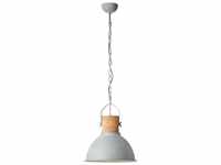 Lampe Frida Pendelleuchte 39cm beton/holz 1x A60, E27, 60W, geeignet für