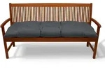 Bankpolster Flair Bk Graphitgrau, 100x50x10 Cm - Beautissu