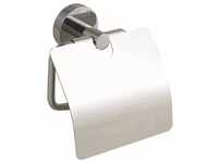 Tesa - WC-Papierrollenhalter Smooz mit Deckel Toilettenpapierhalter