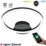 Eglo Connect Led Deckenleuchte Parrapos-z Schwarz 34 X 30 Cm Deckenlampen &