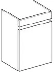 Geberit Waschtischunterschrank Renova Plan 43,5x60,5x34,5cm, 1 T, N He, F. Strukt.