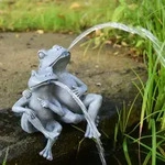 Heissner - Teichfigur 'frosch-paar', 28x18x30cm