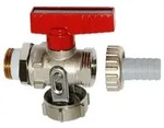 Simplex Kfe Kugelhahn 1/2'' Fl&uuml;gelgriff Durchgang, Mit Schlaucht&uuml;lle Selbstdichtend