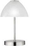 Defibrico - Led Tischleuchte Queen Metall 4-fach Touch Dimmer Silber Matt, H&ouml;he 24cm