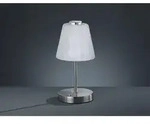 Defibrico - Led Tischleuchte Emmy Metall 4-fach Dimmer Silber Matt, H&ouml;he 24cm
