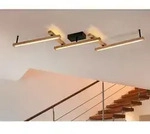 Trio - Led Deckenleuchte Bellari Aus Holz Mit Fernbedienung, Breite Max. 180cm