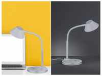 LED Schreibtischleuchte BERRY flexibel, Kunststoff Weiß, 33cm hoch