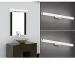Led Bad Wandleuchten 2er Set Mit Schalter Chrom - Spiegelleuchten, Breite 80cm
