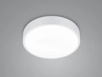 Led Deckenleuchte Waco In Wei&szlig; Matt Extern Dimmbar Flach, &Oslash; 31cm