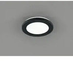 Reality - Dimmbare Led Deckenleuchte Camillus Flache Badezimmerlampe &Oslash;17cm Schwarz