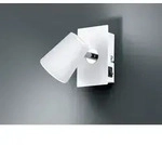 Led Wandstrahler Narcos Wei&szlig; Mit Schalter, Breite 7,5cm
