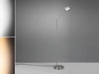Dimmbare Led Stehleuchte Franklin Schwenkbar, H&ouml;he 133cm, Silber