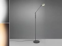 Dimmbare Led Stehleuchte Franklin Schwenkbar, H&ouml;he 133cm, Anthrazit