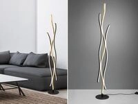 Neuwertig] Trio Lighting Led Stehleuchte Blaze Stehlampe Standleuchte Mit Dimmer