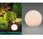 Defibrico - Solar Au&szlig;enleuchte Melo Kugelleuchte Garten - Dekokugel &Oslash; 30 Cm