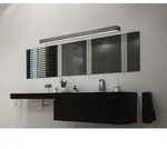 Led Badezimmer Wandleuchte Rocco Schwarz 90cm - Up-down Spiegelleuchte