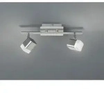Reality Leuchten 2er Led Balken Roubaix Wei&szlig;, Nickel Leuchten