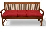 Beautissu Bankpolster Flair Bkrot, 120x50x10 Cm