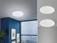 Led Deckenleuchten 2er Set Flach, Dimmbar &Uuml;ber Lichtschalter, &Oslash; 39,5cm